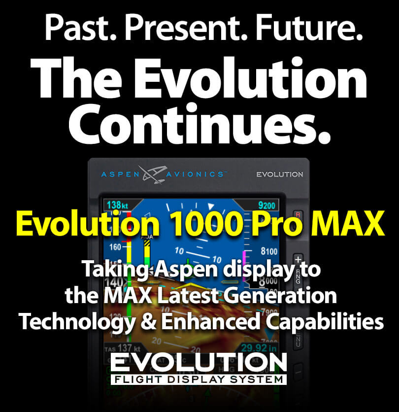 Evolution 1000 Pro MAX Primary Flight Display